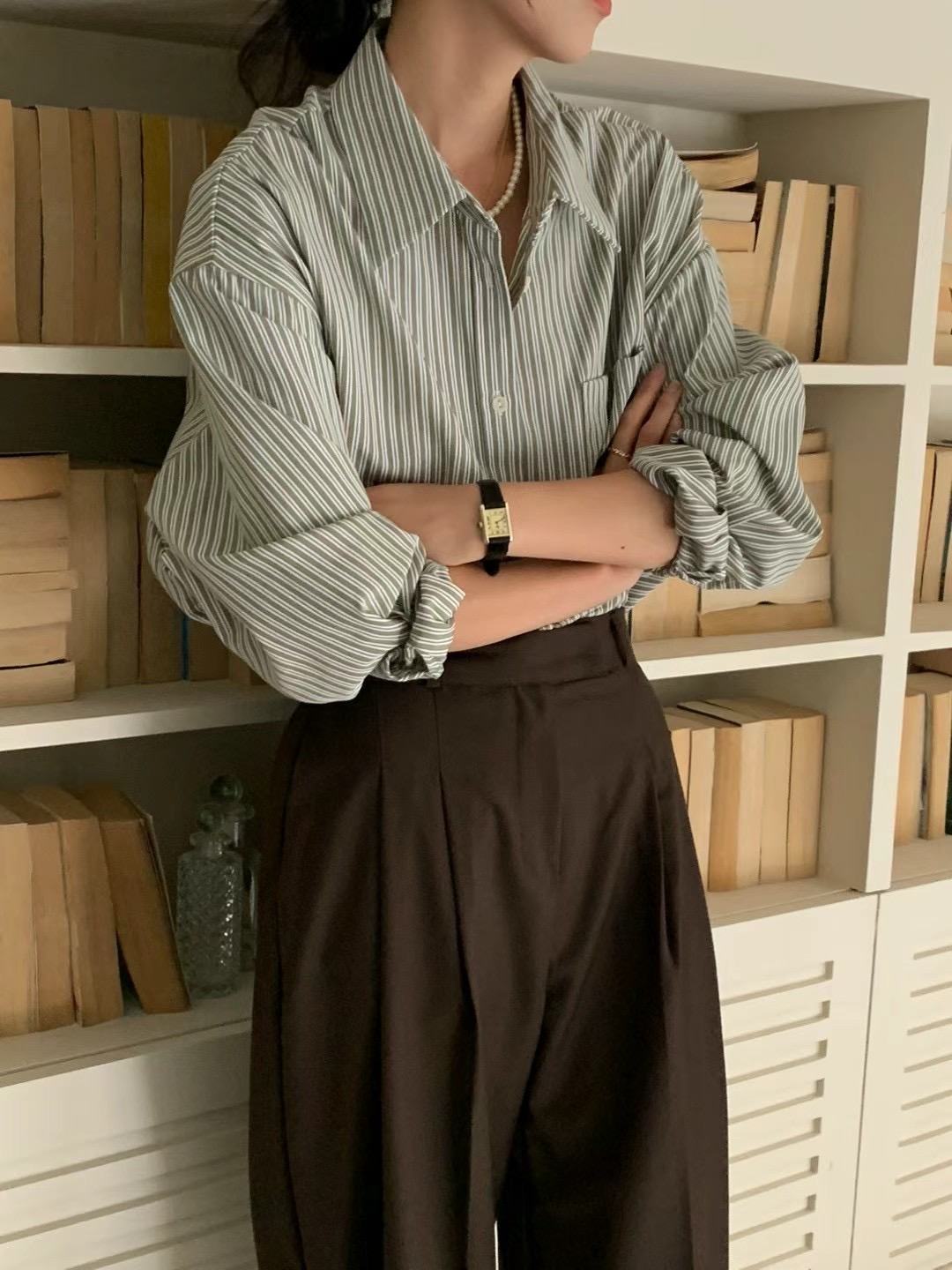 MICO韓國直郵東大門實拍女裝新品熱賣真品推薦人氣襯衫蕾絲衫ALL OVER襯衫/蕾絲衫