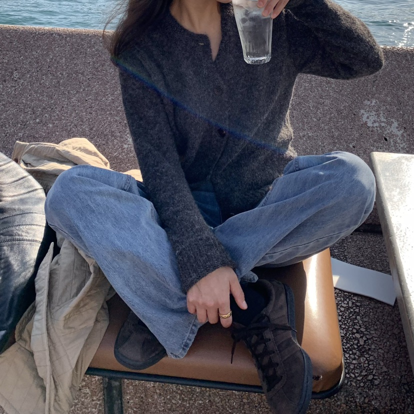 ROMANTICIZE直郵韓國代購女裝新款真品休閑時尚推薦針織衫開衫ROMANTICIZE針織衫