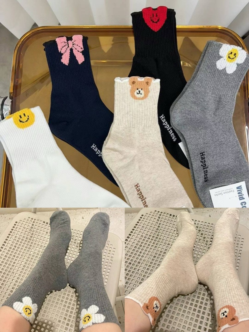 CACTUS十雙起/可混搭韓國直郵女裝新品時尚熱賣職業人氣襪子CACTUS十雙起/可混搭襪子