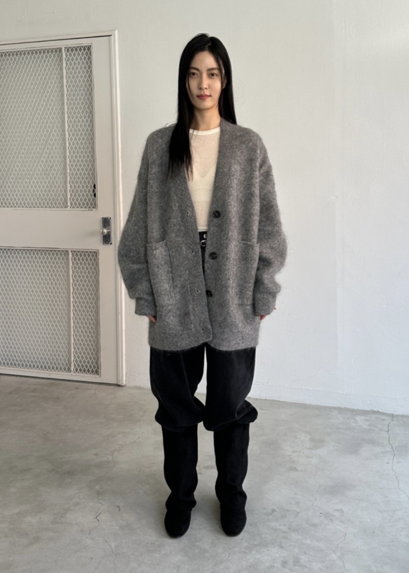 LE-PPL直郵韓國代購女裝新品職業時尚推薦針織衫馬海毛開衫LE-PPL針織衫