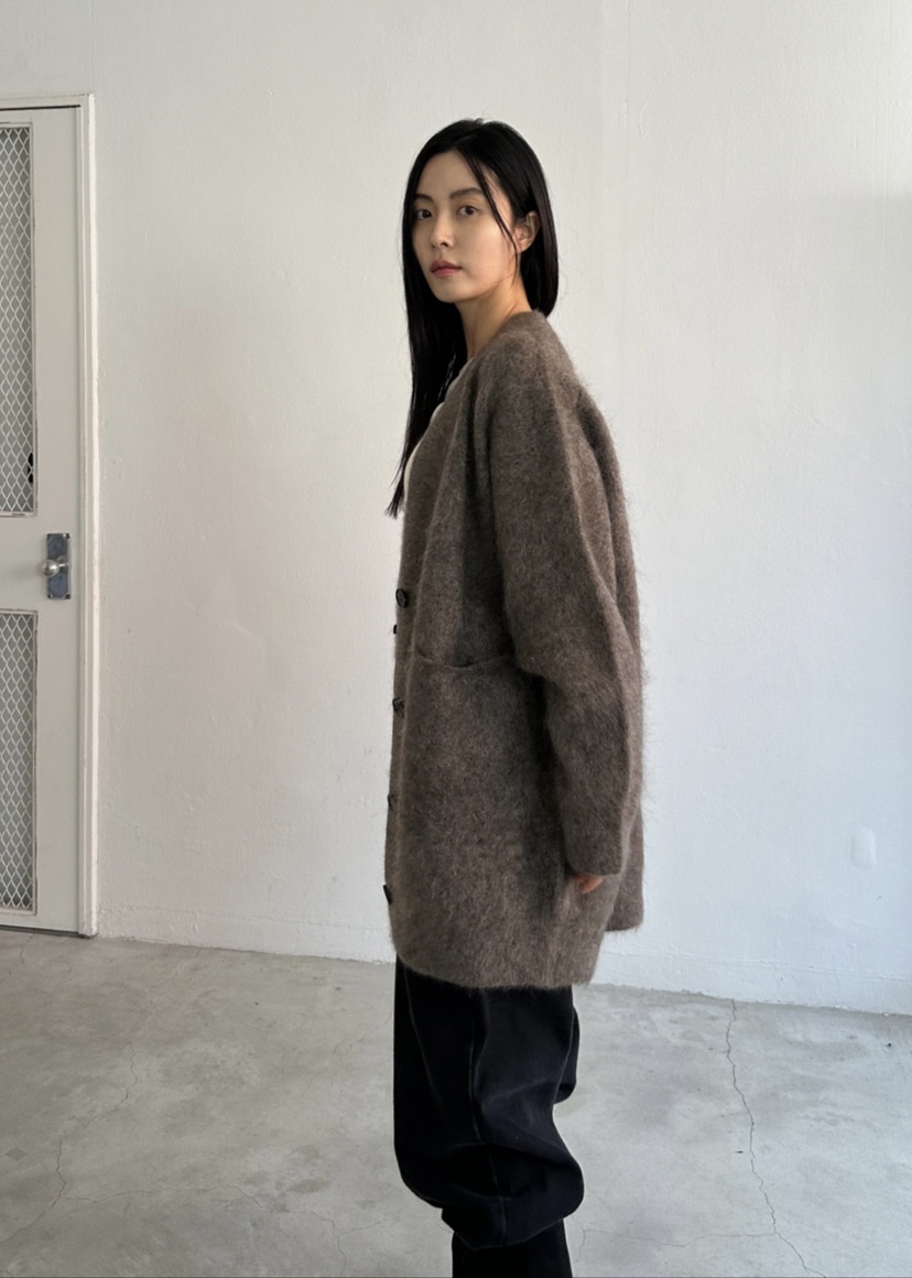 LE-PPL直郵韓國代購女裝新品職業時尚推薦針織衫馬海毛開衫LE-PPL針織衫