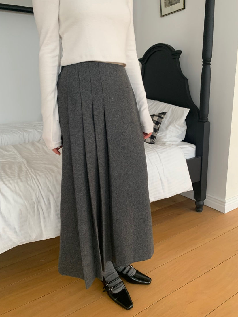 BEFORE SUNRISE韓國直郵東大門實拍女裝新款24秋冬職業長裙BEFORE SUNRISE長裙