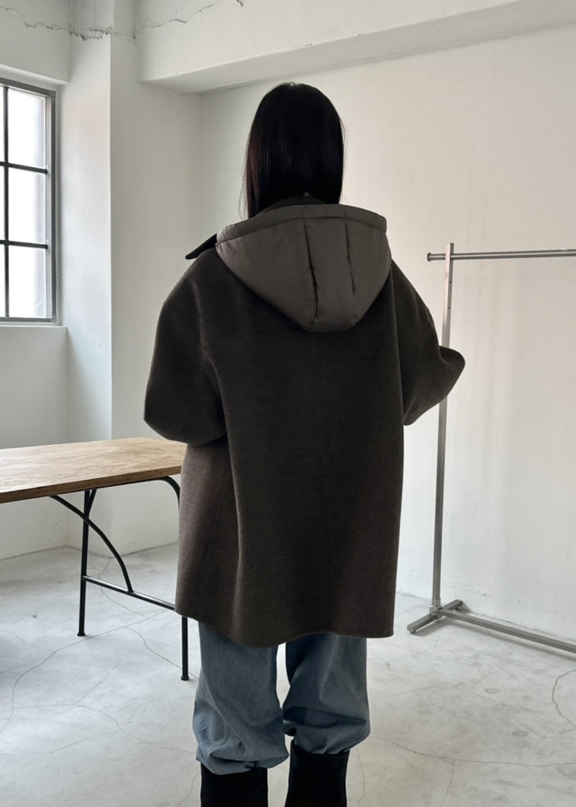 LE-PPL韓國直郵東大門代購女裝新品真品人氣夾克手工制作兜帽LE-PPL夾克