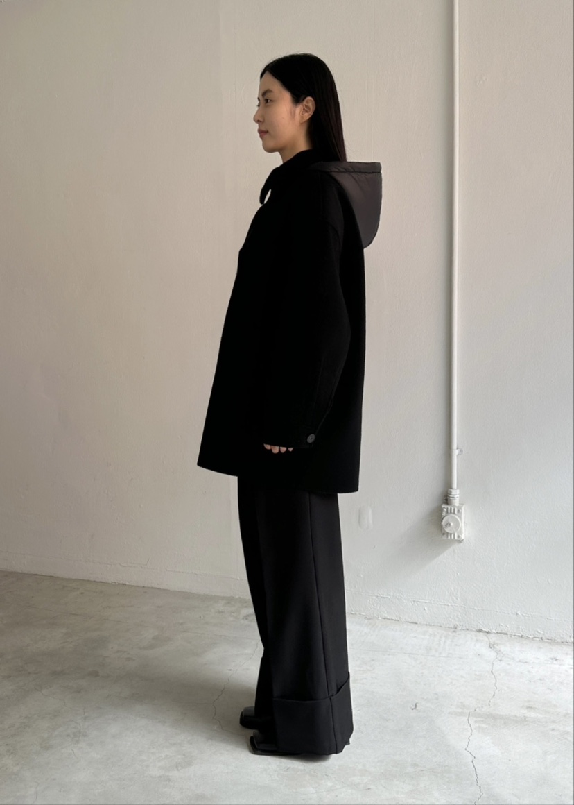 LE-PPL韓國直郵東大門代購女裝新品真品人氣夾克手工制作兜帽LE-PPL夾克