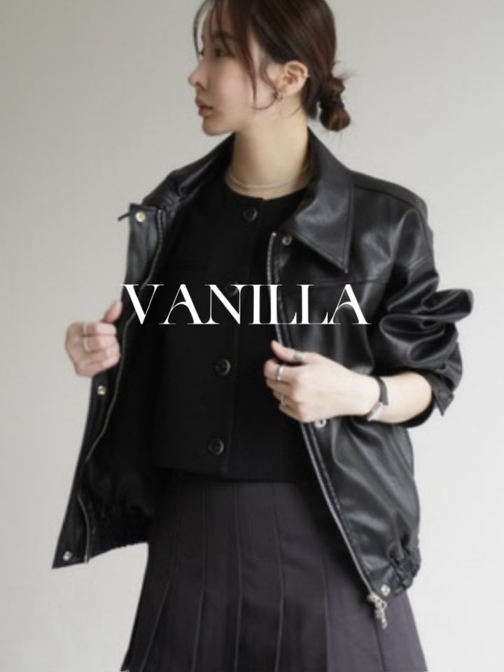 VAINLLA韓國直郵女裝新品真品熱賣時尚職業24秋冬夾克皮革RE:FRESH夾克