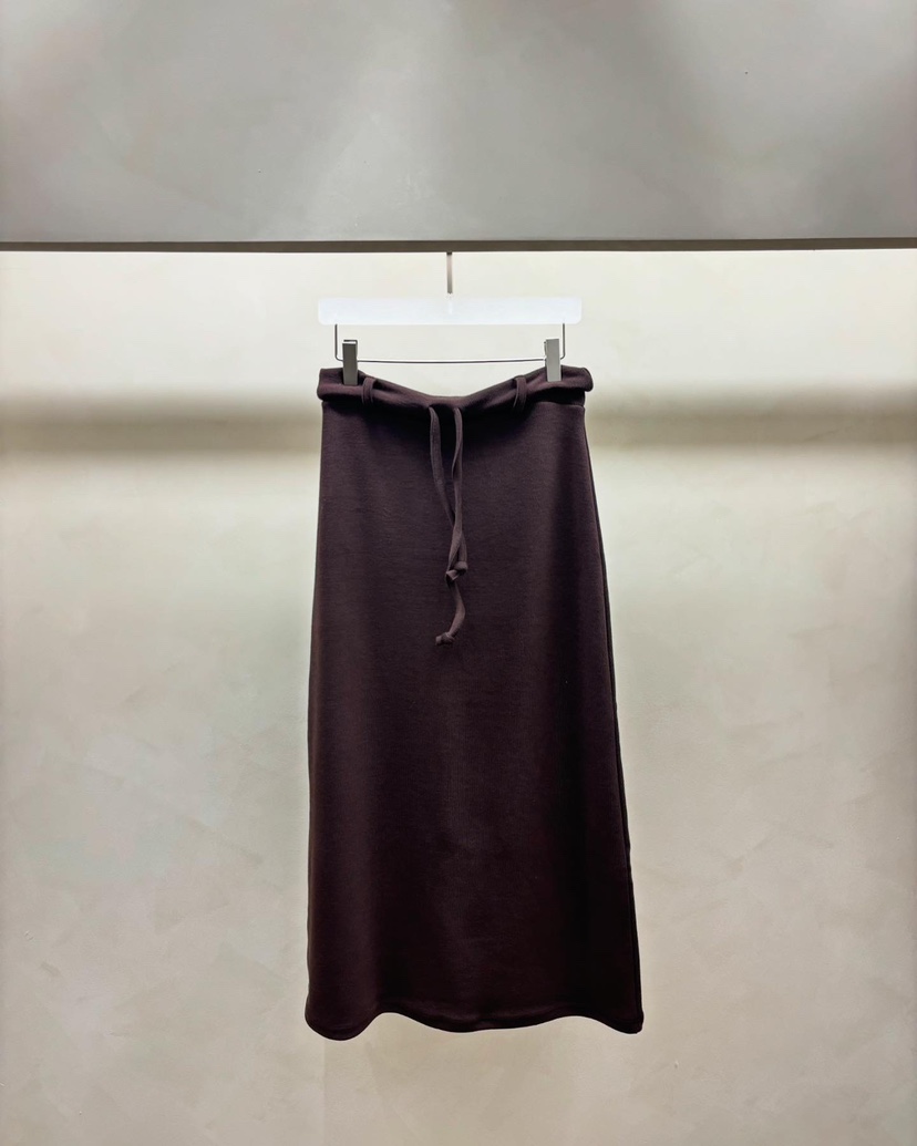 Waller韓國直郵女裝新款職業24秋冬真品熱賣時尚人氣長裙NOTHING長裙圖色2