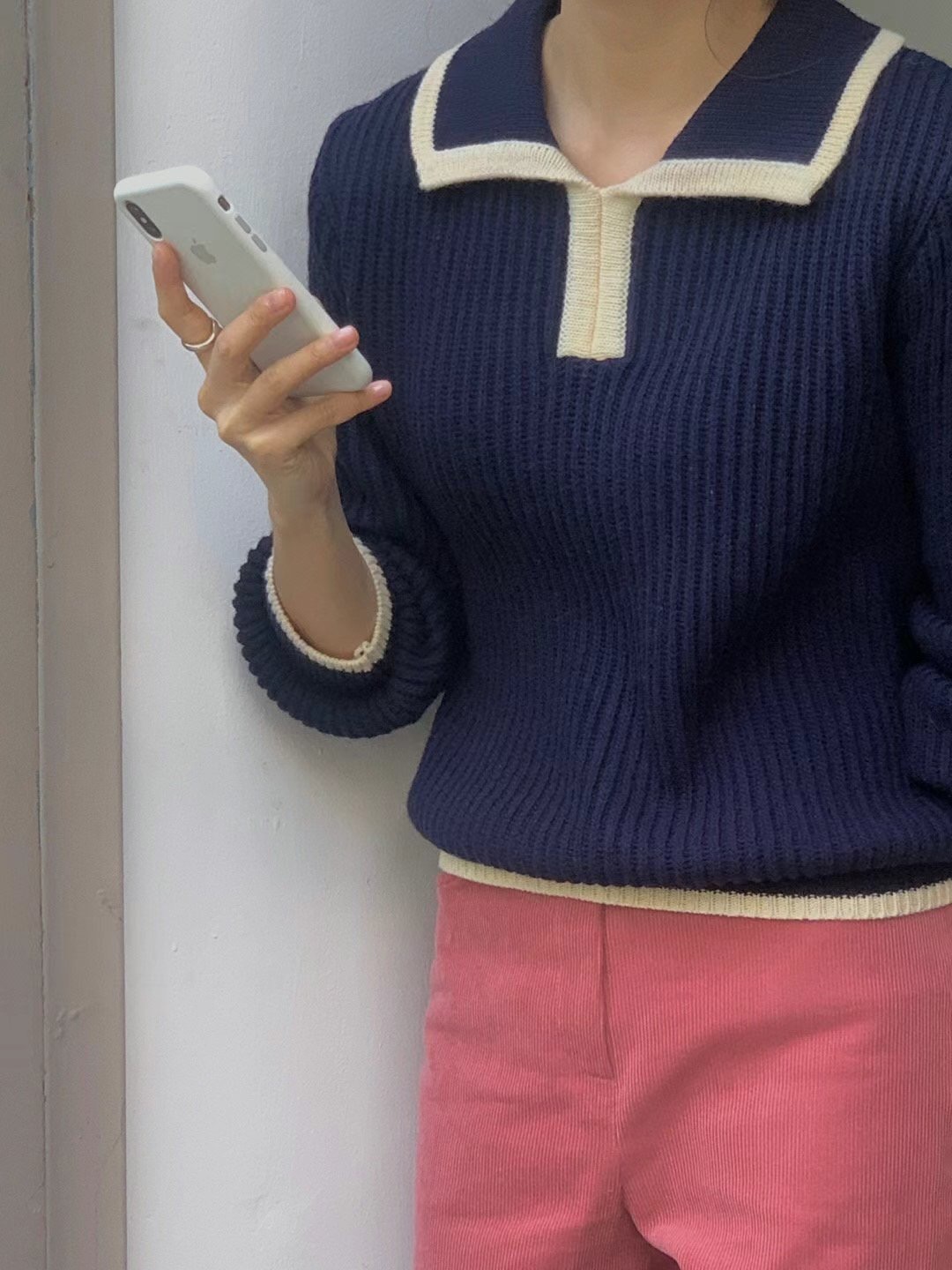 NOMAD韓國直郵東大門實拍女裝新款熱賣休閑時尚人氣真品毛衣NOMAD毛衣