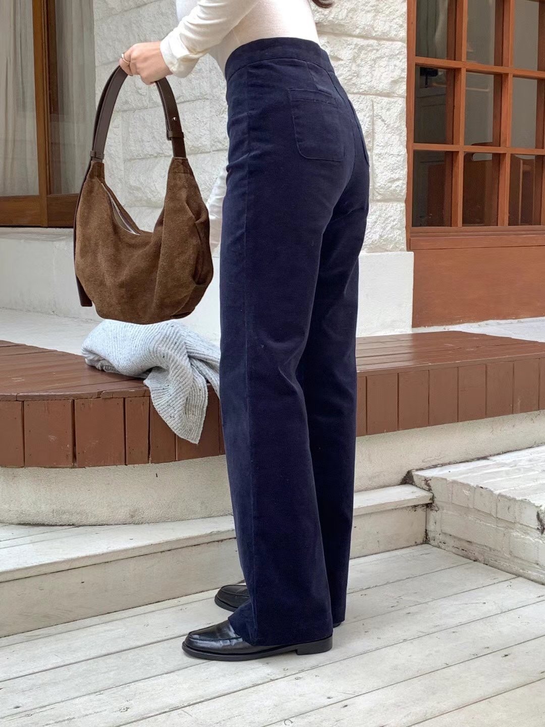 NOMAD韓國直郵東大門實拍女裝新品職業時尚推薦真品休閑牛仔褲NOMAD牛仔褲