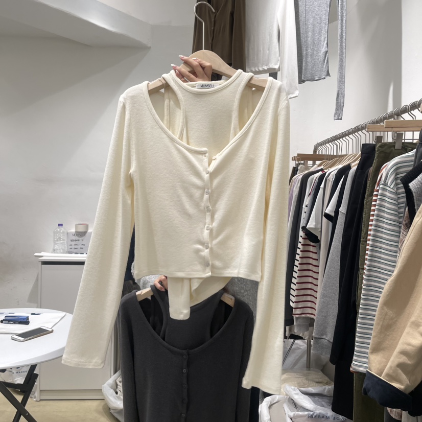 MUNSELL韓國直郵女裝新款真品時尚熱賣職業24秋冬套裝羊毛MUNSELL套裝