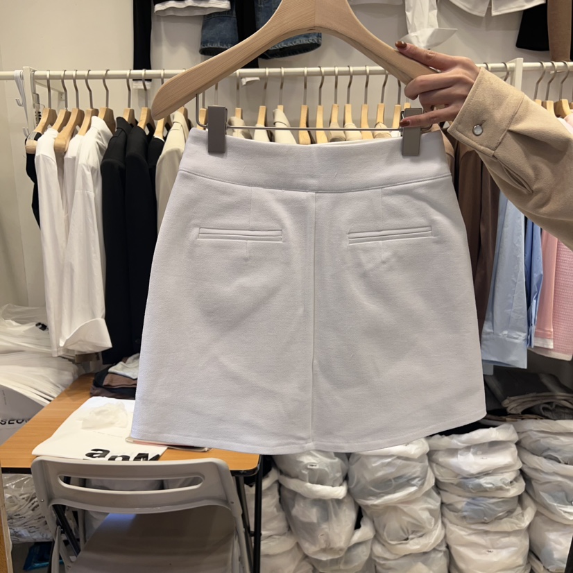 Republlc of/qc韓國直郵女裝新款真品24秋冬熱賣休閑短裙Republlc of qc短裙