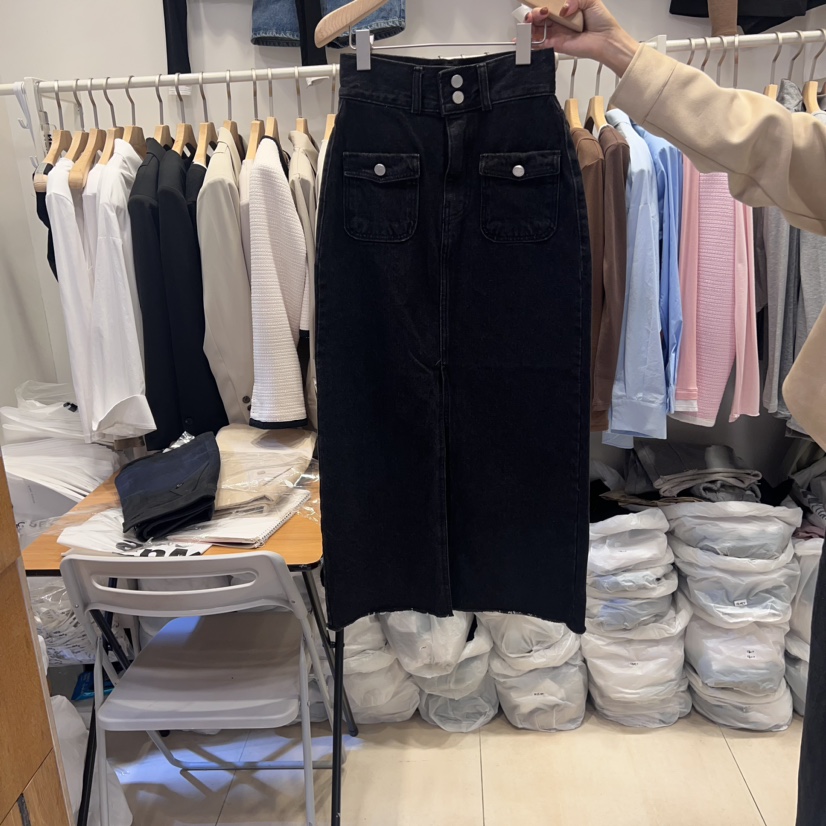 Republlc of/qc韓國直郵東大門實拍女裝新品人氣半身裙中短裙Republlc of qc半身裙/中短裙圖色2