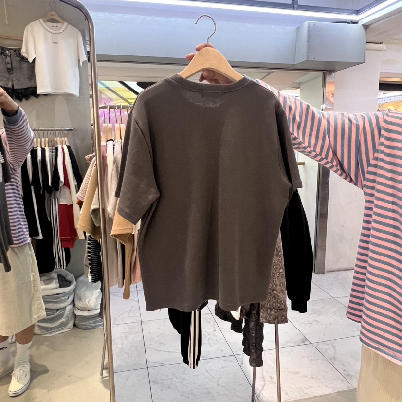 BONITA直郵韓國代購女裝新品24秋冬時尚真品推薦休閑T恤口袋BONITA-QT恤
