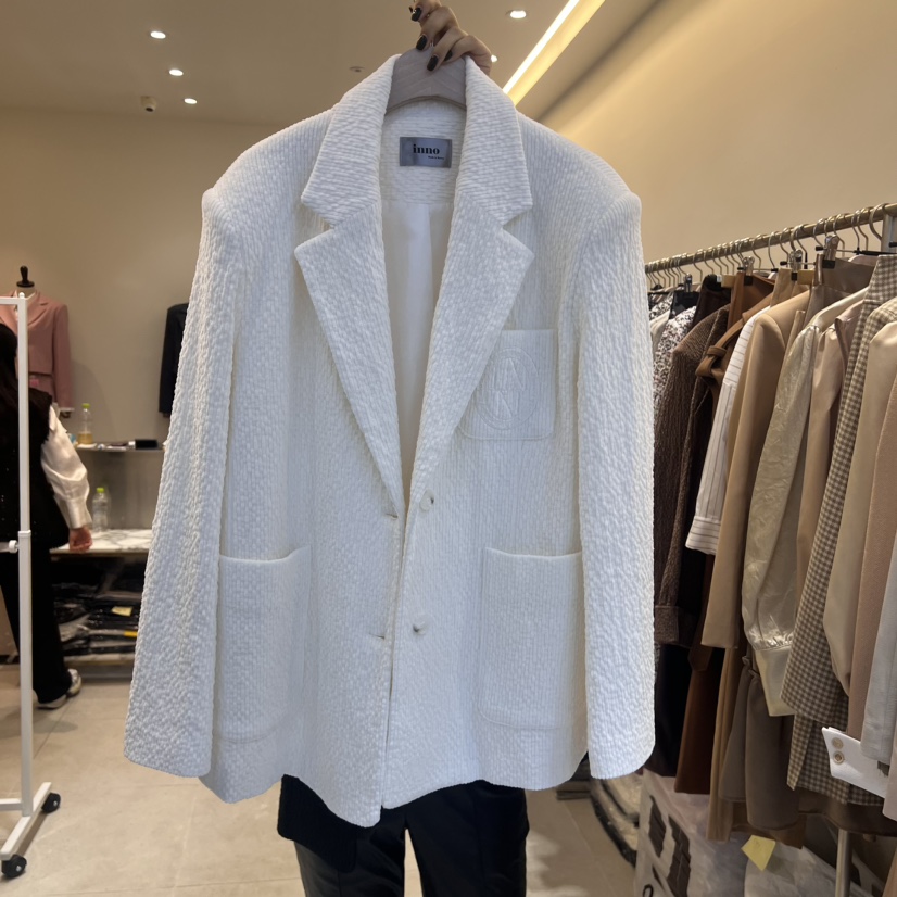 inno韓國直郵女裝新品24秋冬熱賣真品休閑推薦時尚人氣夾克INNO夾克