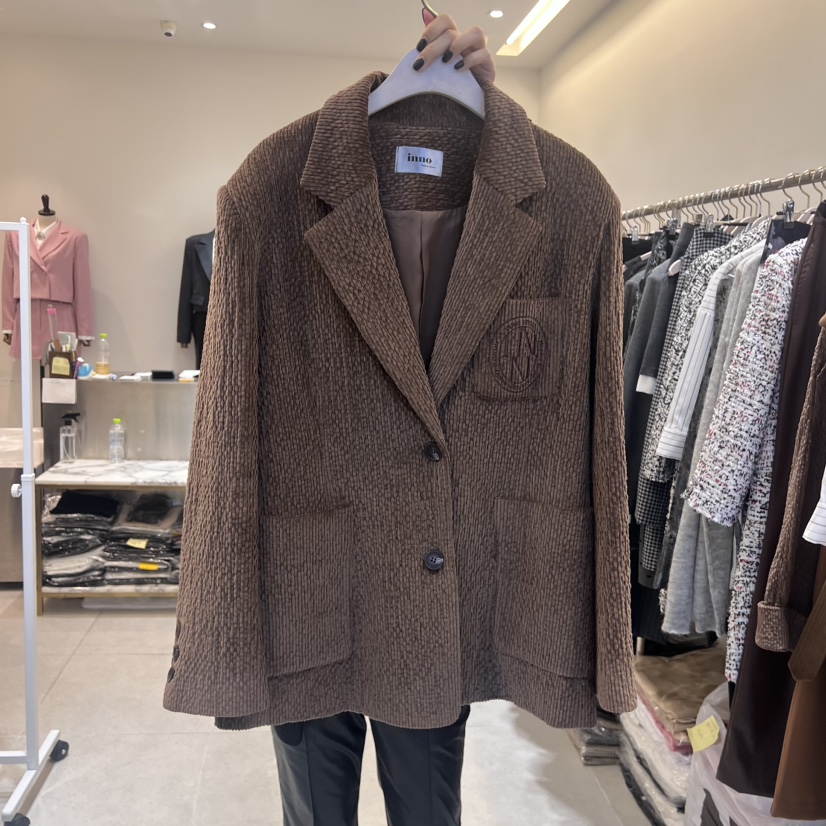 inno韓國直郵女裝新品24秋冬熱賣真品休閑推薦時尚人氣夾克INNO夾克圖色3