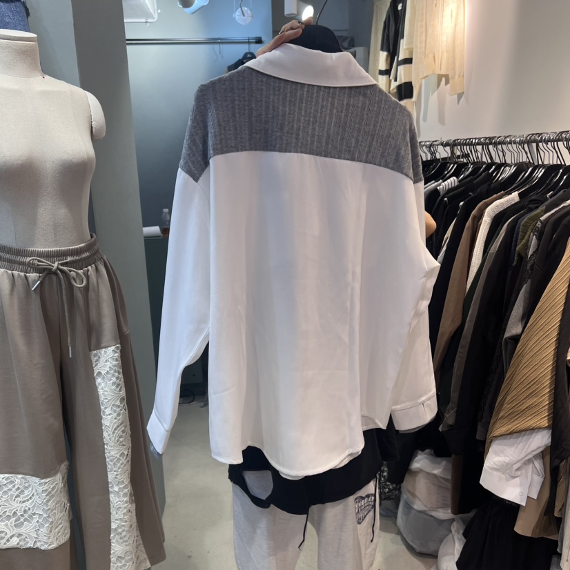 BAKHA直郵韓國代購女裝新品人氣職業推薦時尚襯衫蕾絲衫披肩BAKHA襯衫/蕾絲衫