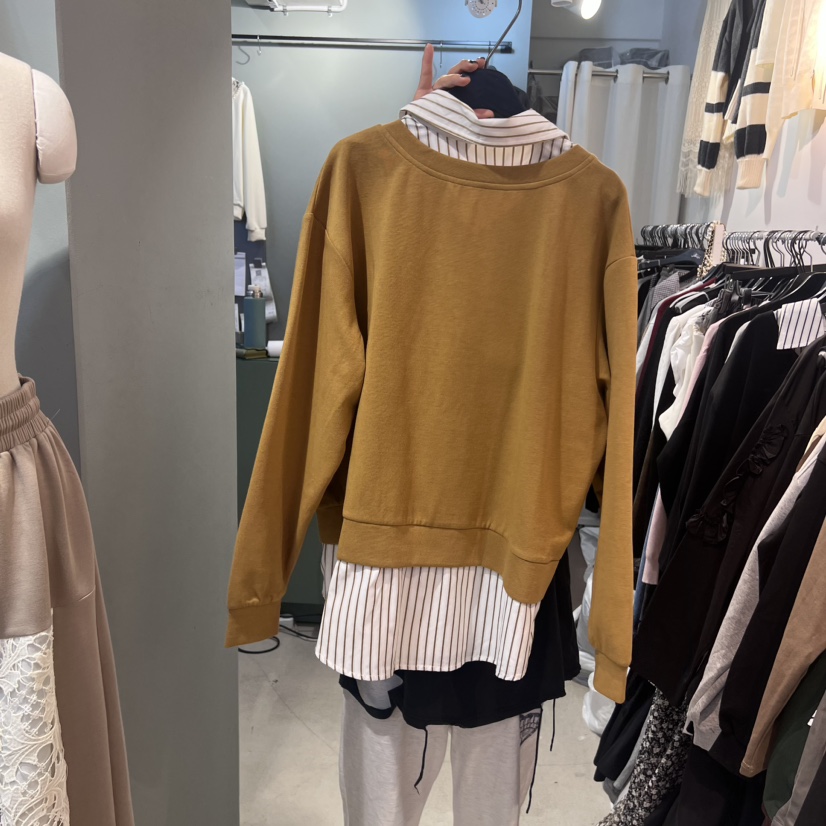 BAKHA直郵韓國代購女裝新品真品熱賣24秋冬人氣推薦職業衛衣BAKHA衛衣