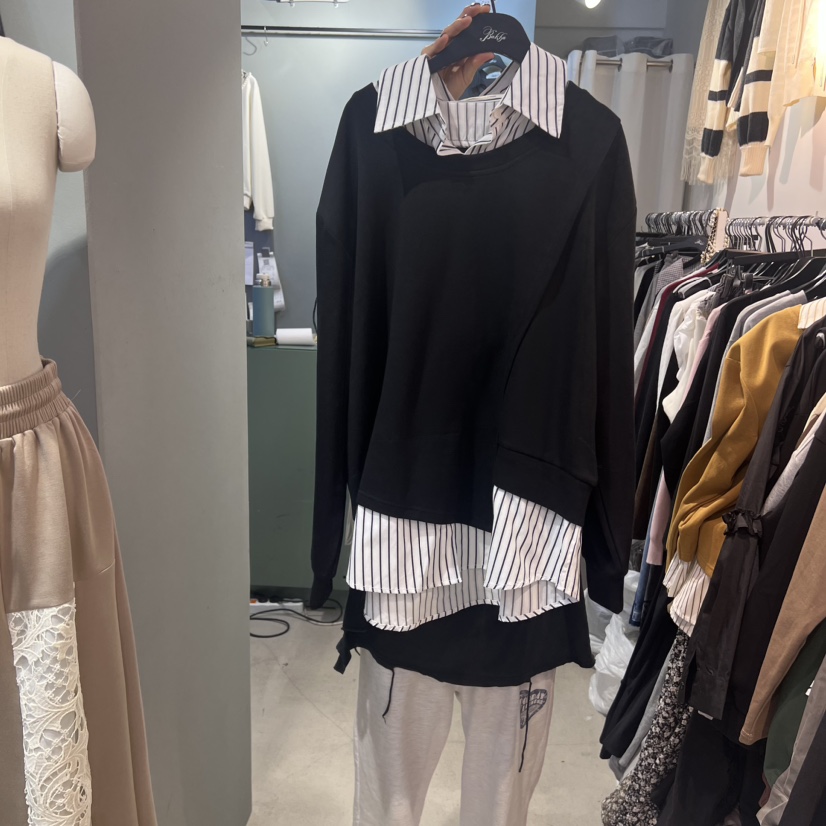 BAKHA直郵韓國代購女裝新品真品熱賣24秋冬人氣推薦職業衛衣BAKHA衛衣圖色2