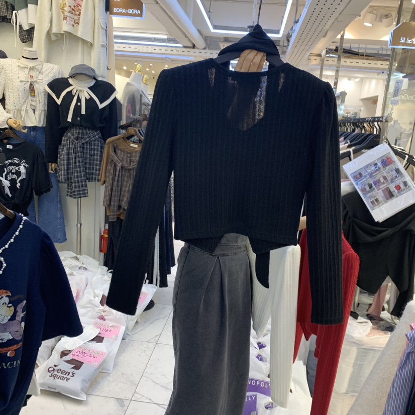 MONO_POLY韓國直郵女裝新款時尚真品24秋冬職業休閑針織衫KC MARKET針織衫