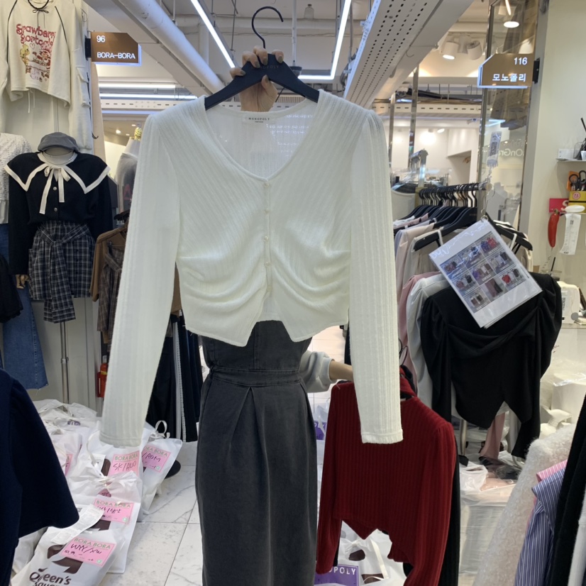MONO_POLY韓國直郵女裝新款時尚真品24秋冬職業休閑針織衫KC MARKET針織衫圖色4
