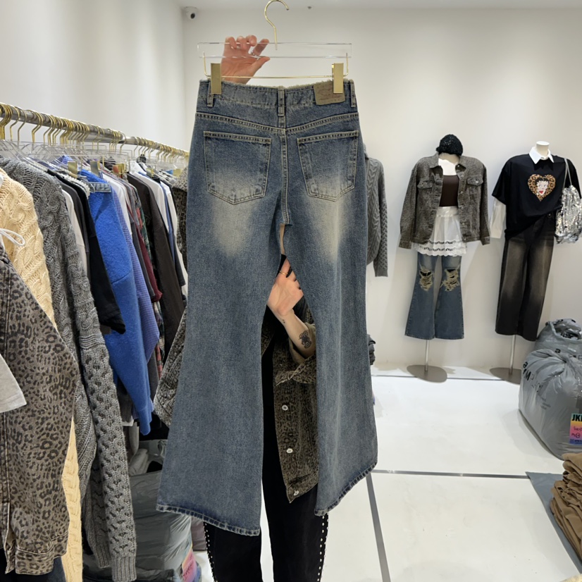 JKICHI韓國直郵東大門代購女裝新品熱賣時尚人氣職業牛仔褲EDIT牛仔褲