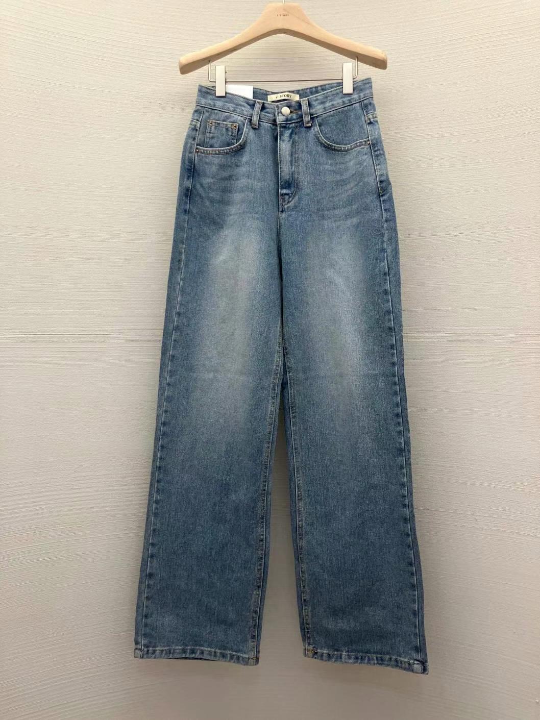 J-STORY韓國直郵東大門實拍女裝新品真品熱賣職業推薦牛仔褲J-STORY牛仔褲