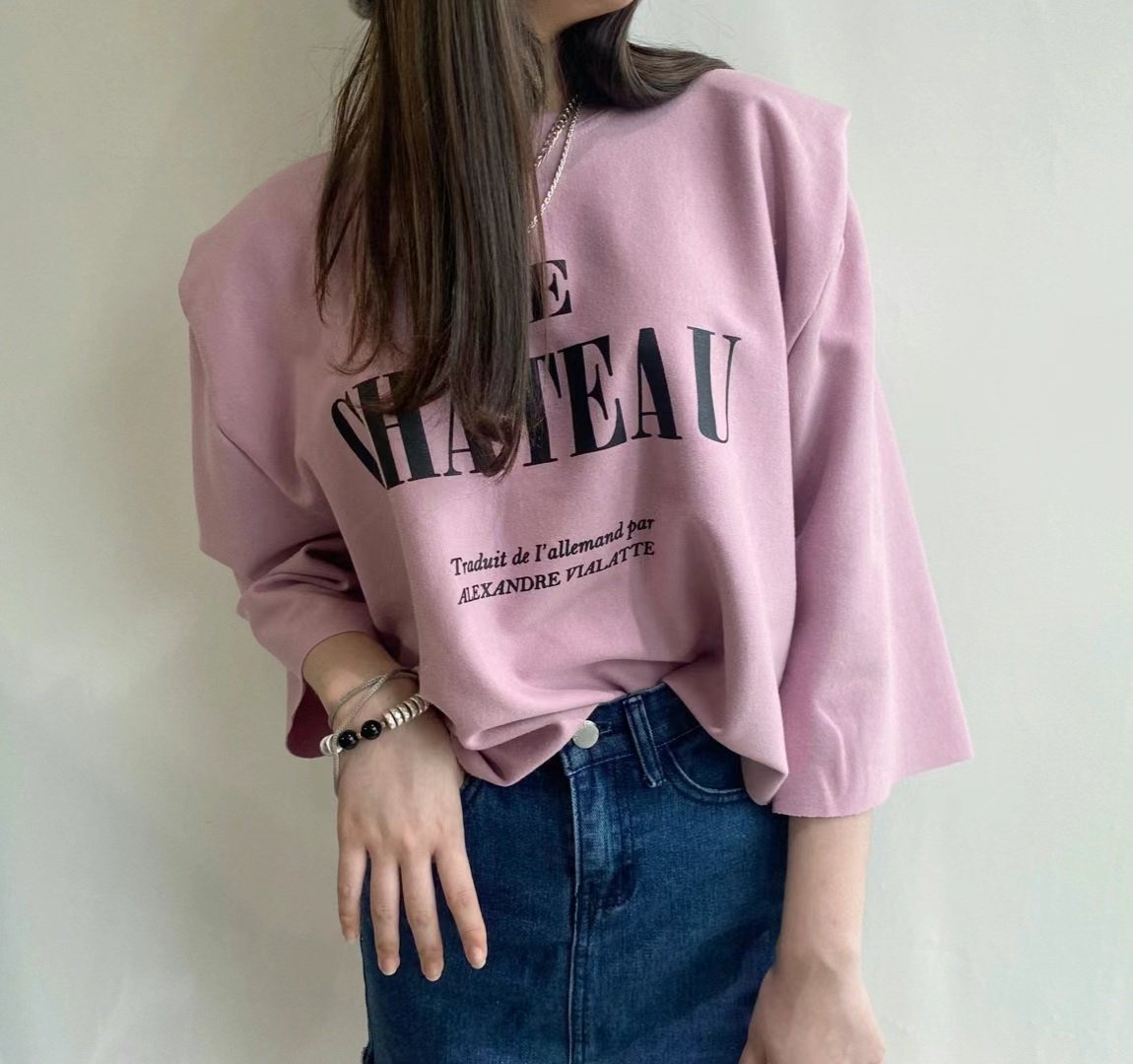 G.SHOP GIRL韓國直郵東大門實拍女裝新款休閑時尚長袖T恤G.SHOP GIRL長袖T恤