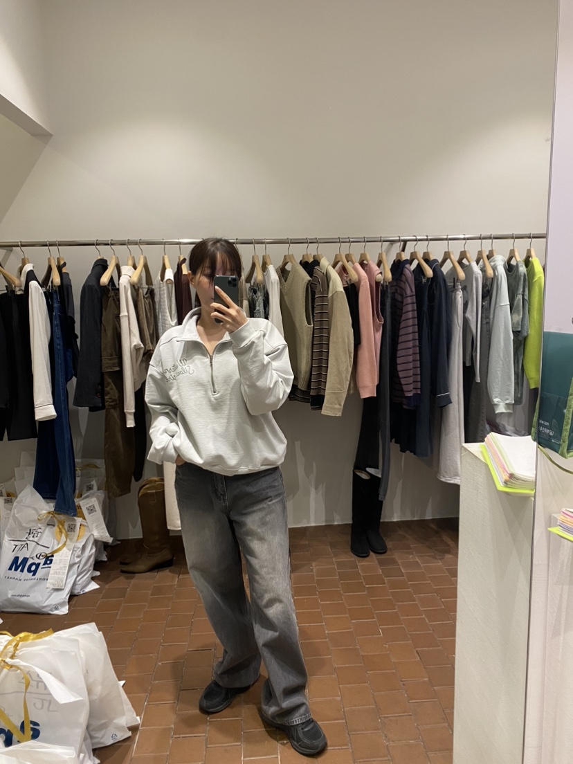 Silver韓國直郵東大門實拍女裝新款職業24秋冬人氣牛仔褲SILVER牛仔褲