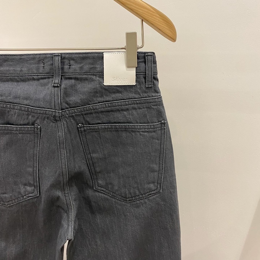 Silver韓國直郵東大門代購女裝新品休閑24秋冬真品牛仔褲SILVER牛仔褲