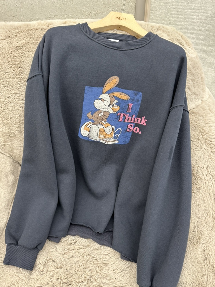 CELLI韓國直郵東大門實拍女裝新品人氣推薦時尚24秋冬衛衣CELLI衛衣