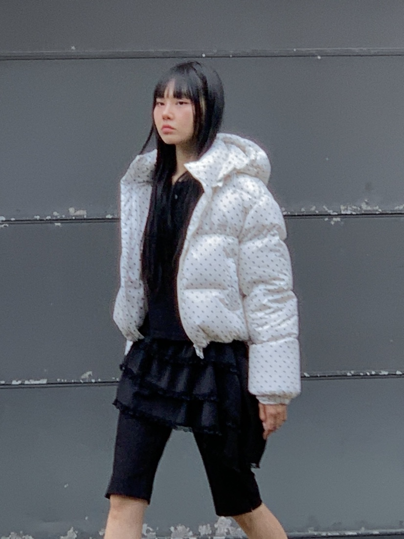 BRICKLANE韓國直郵東大門實拍女裝新款休閑真品短款羽絨服兜帽BRICKLANE短款羽絨服