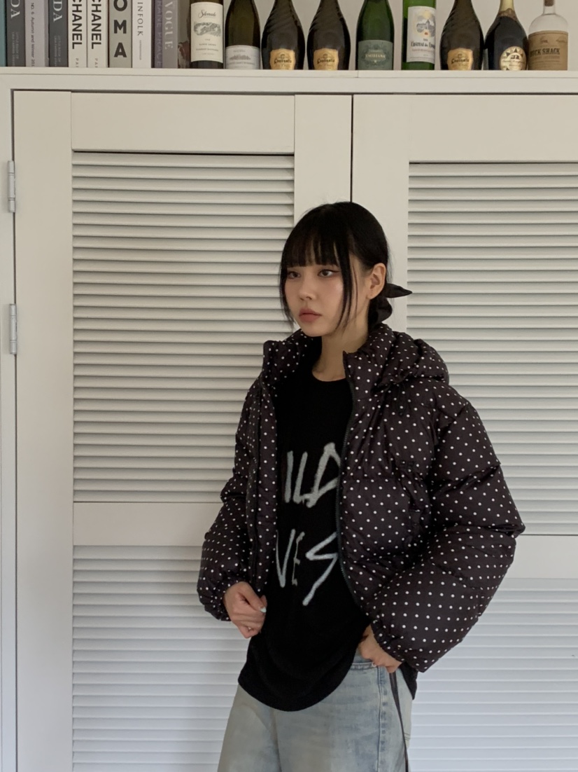 BRICKLANE韓國直郵東大門實拍女裝新款休閑真品短款羽絨服兜帽BRICKLANE短款羽絨服