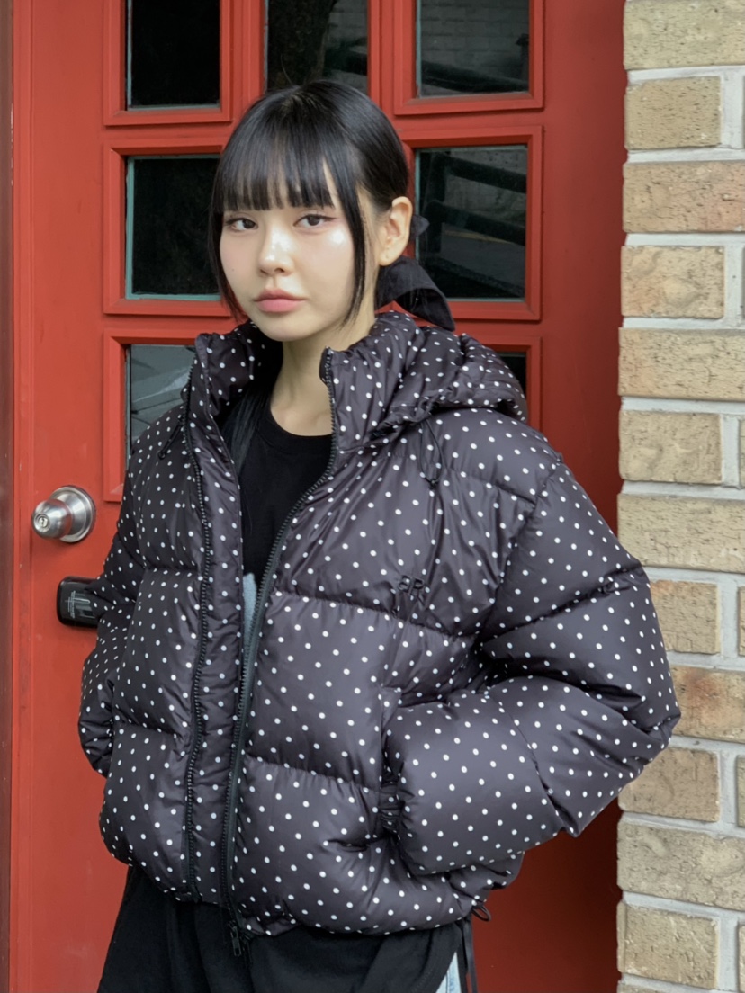 BRICKLANE韓國直郵東大門實拍女裝新款休閑真品短款羽絨服兜帽BRICKLANE短款羽絨服