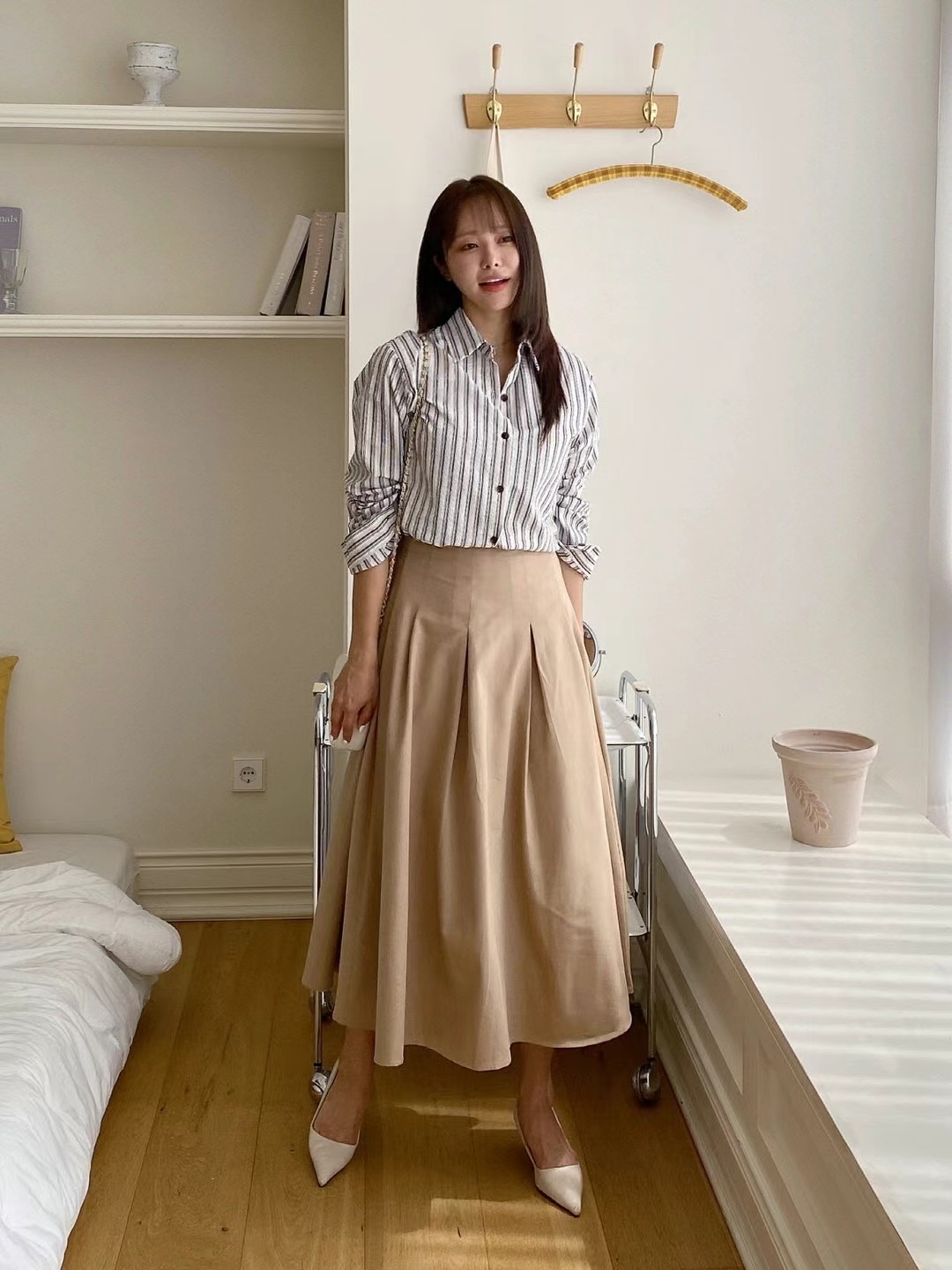 아카시아-T韓國直郵東大門實拍女裝新品真品時尚半身裙中短裙acacia半身裙/中短裙