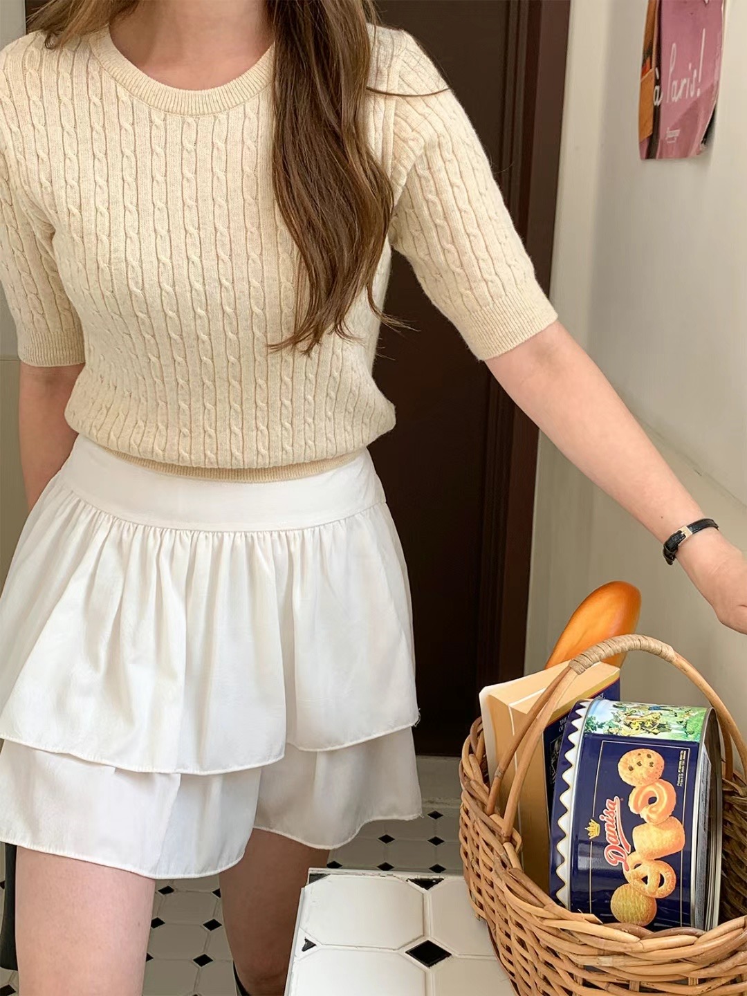 아카시아-T韓國直郵東大門代購女裝新品24秋冬人氣休閑裙褲acacia裙褲