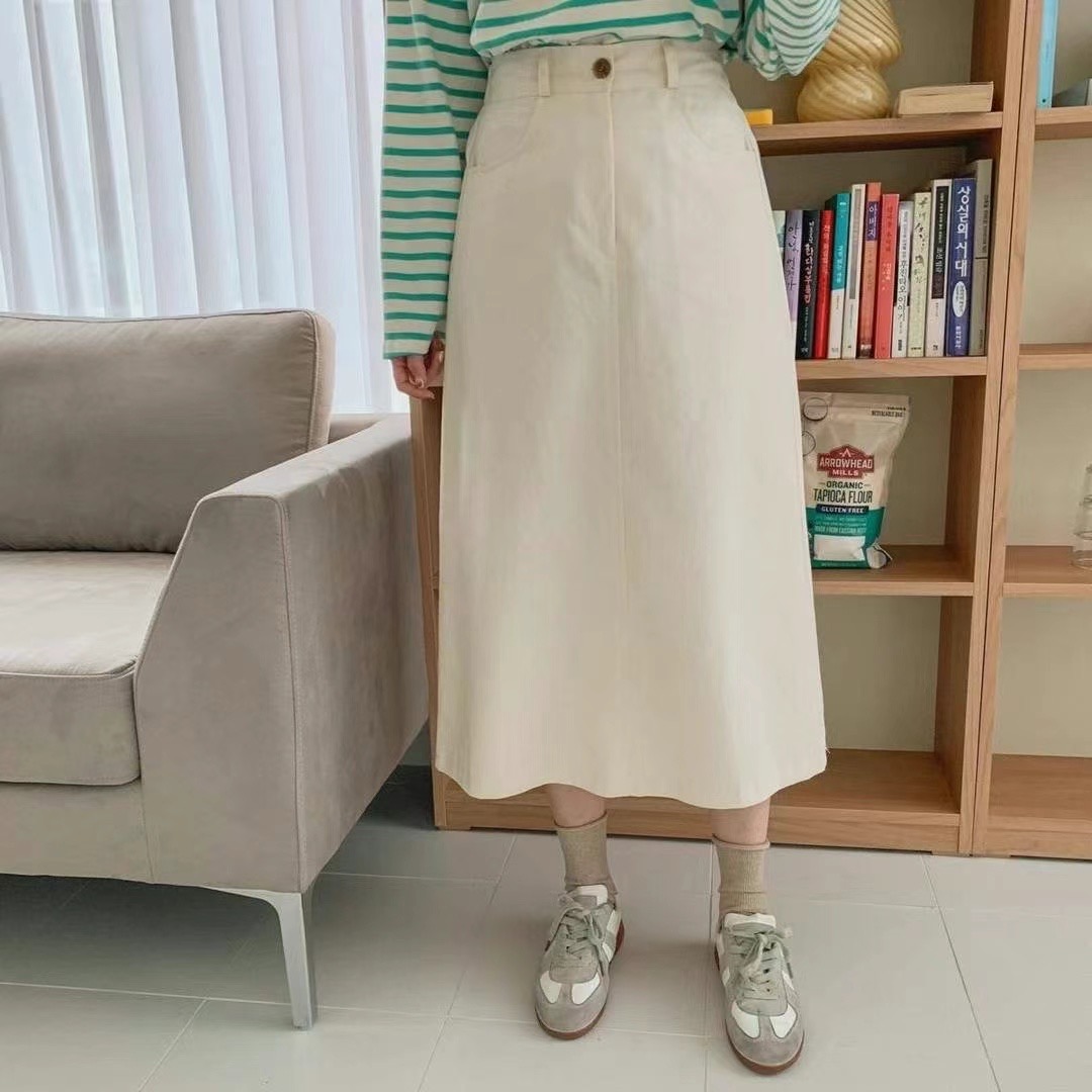 아카시아-T直郵韓國代購女裝新品職業休閑熱賣半身裙中短裙acacia半身裙/中短裙圖色2