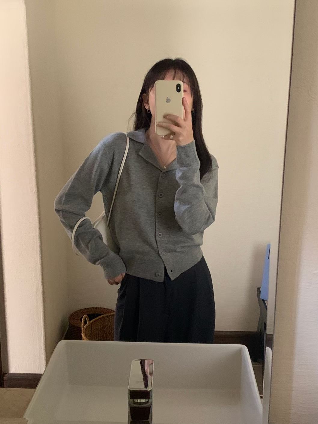 DIFFER韓國直郵東大門代購女裝新品休閑熱賣24秋冬針織衫DIFFER針織衫圖色3