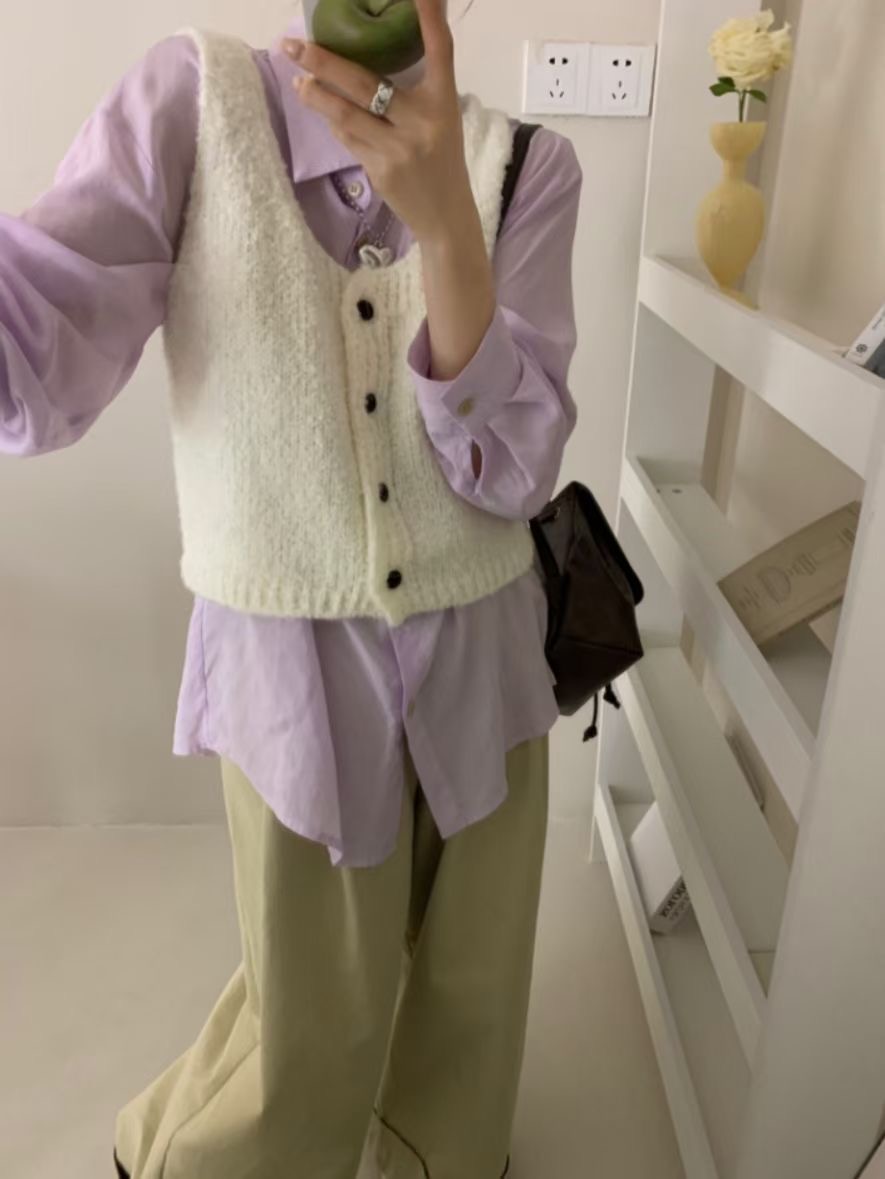 DIFFER韓國直郵東大門代購女裝新品職業真品熱賣休閑時尚馬甲DIFFER馬甲