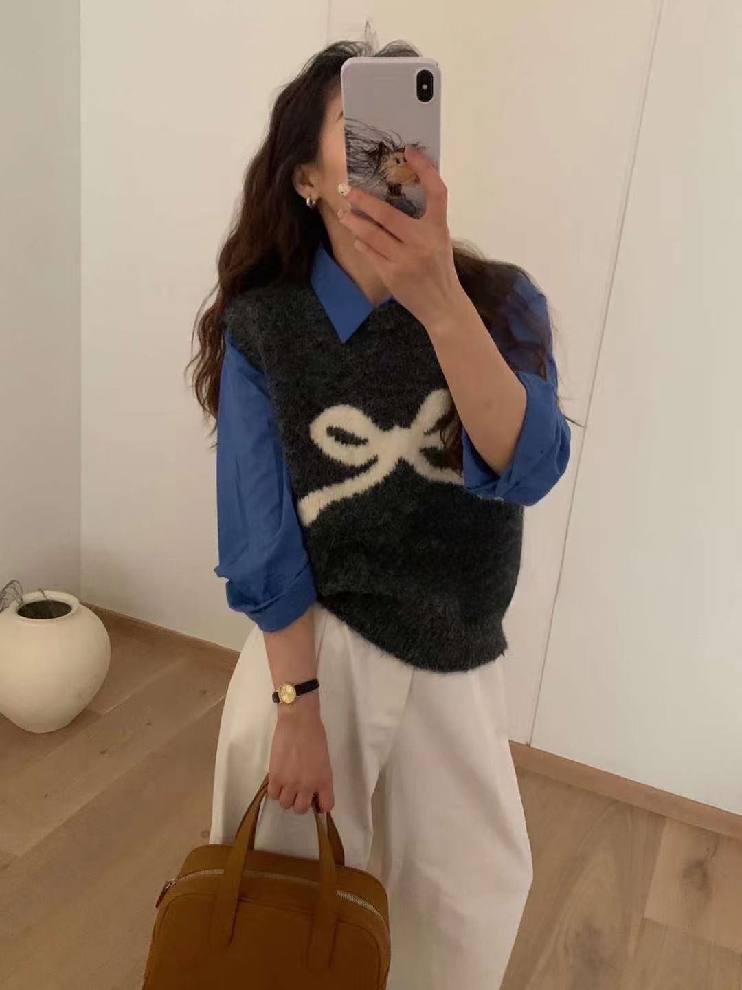 DIFFER韓國直郵東大門實拍女裝新品24秋冬休閑熱賣吊帶背心DIFFER吊帶/背心