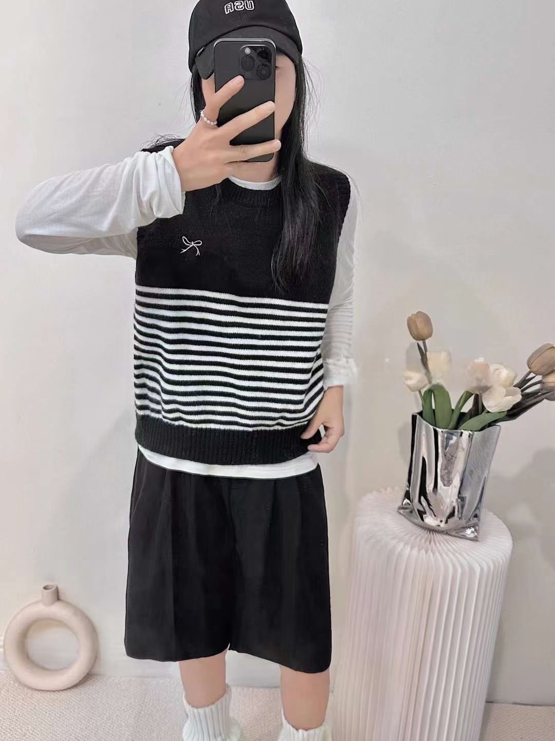 DIFFER直郵韓國代購女裝新品人氣真品休閑24秋冬吊帶背心DIFFER吊帶/背心