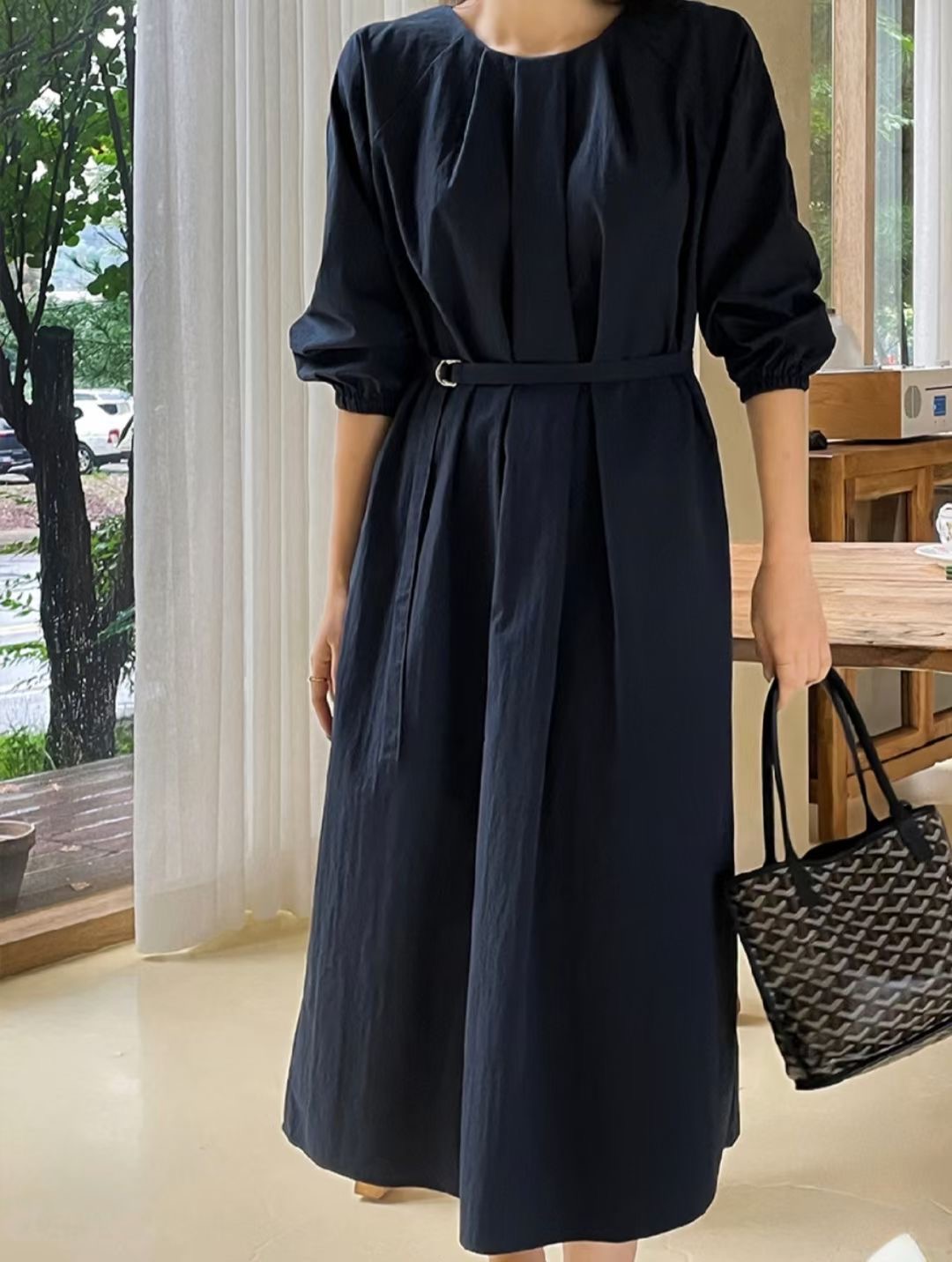 DIFFER直郵韓國代購女裝新款真品人氣24秋冬熱賣休閑連衣裙DIFFER連衣裙圖色3