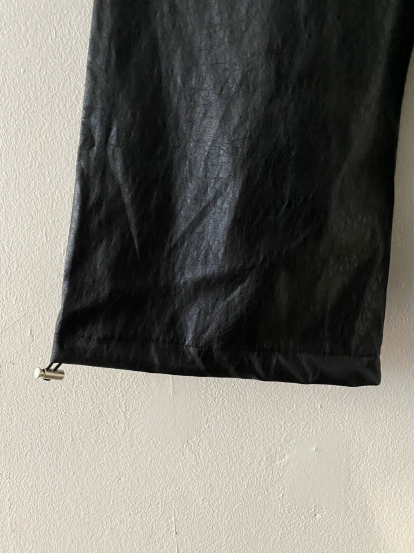 MENG韓國直郵女裝新款推薦熱賣休閑人氣職業時尚休閑褲皮革MENG休閑褲