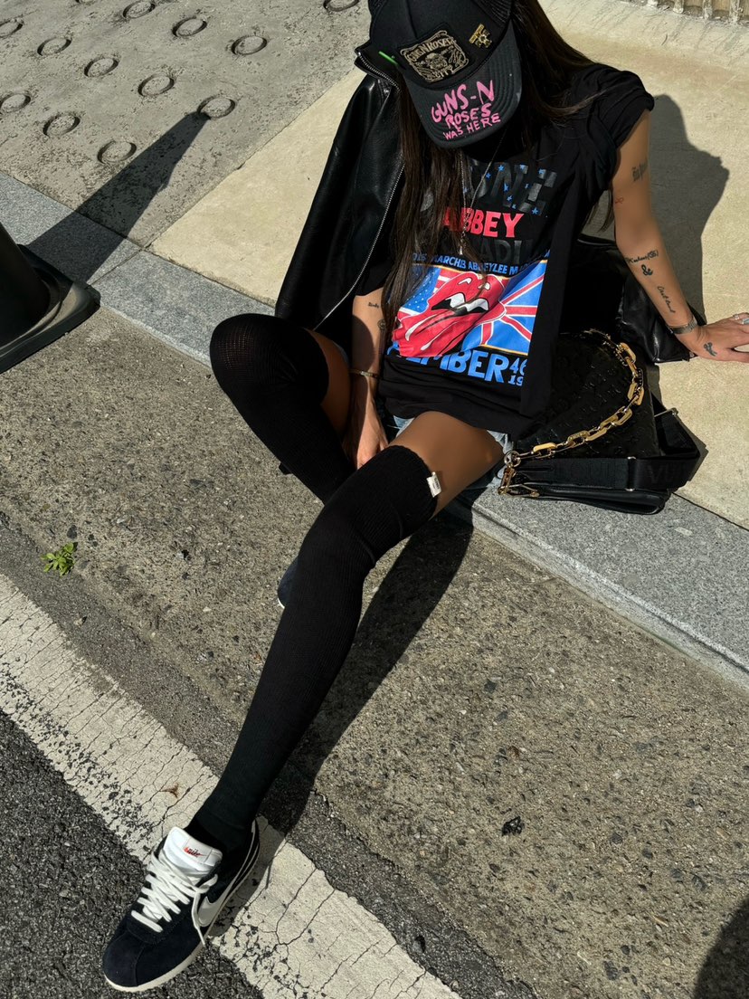 ABBEYLEE韓國直郵東大門代購女裝新款真品24秋冬休閑熱賣T恤ABBEYLEET恤
