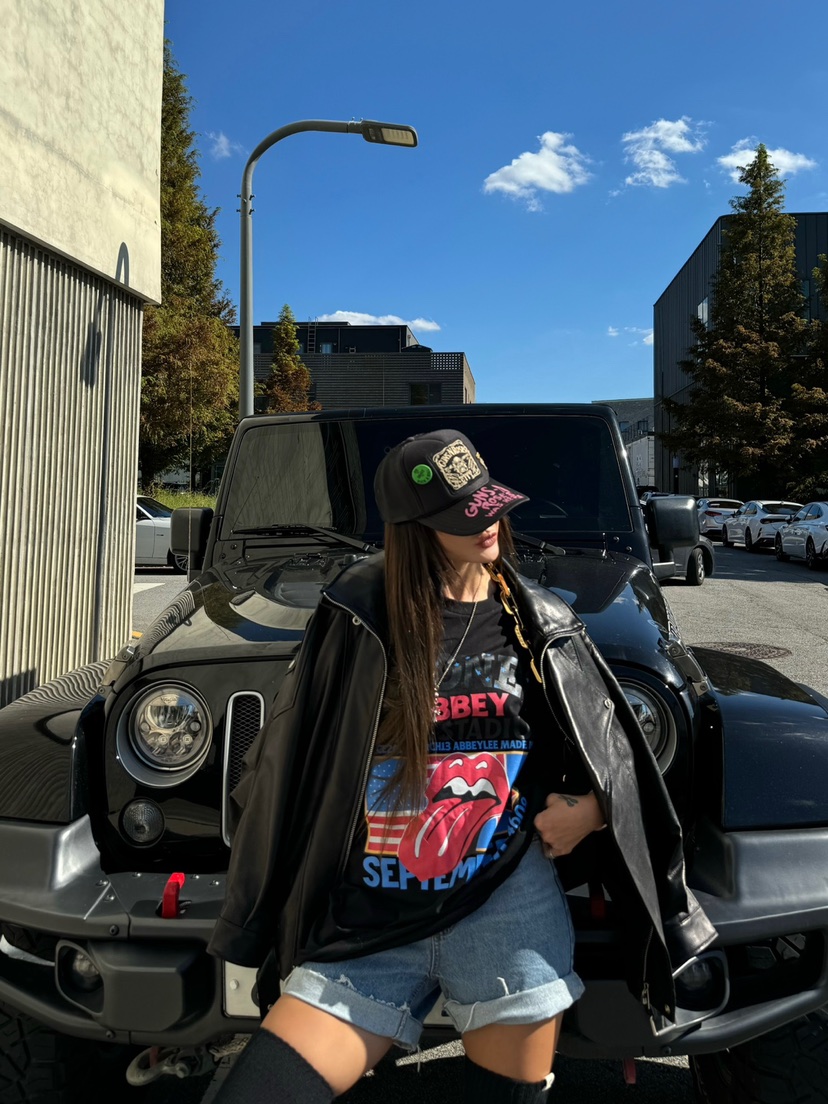 ABBEYLEE韓國直郵東大門代購女裝新款真品24秋冬休閑熱賣T恤ABBEYLEET恤
