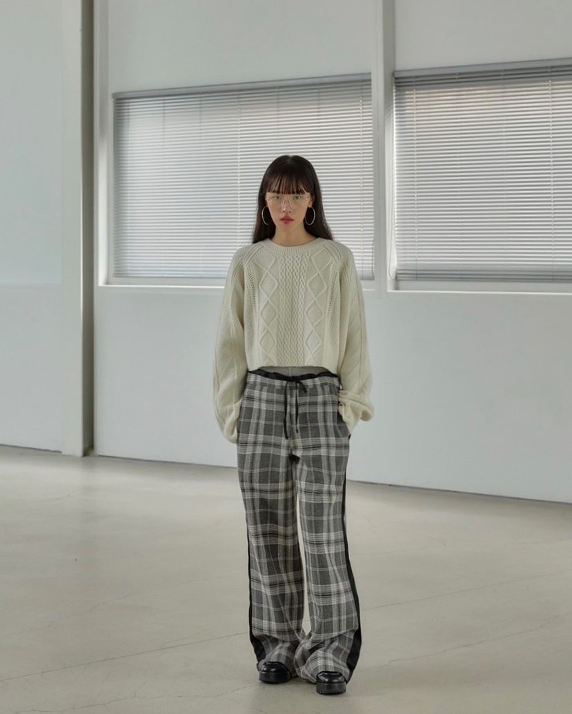 STAGE韓國直郵東大門代購女裝新款職業真品時尚推薦24秋冬休閑褲STAGE休閑褲