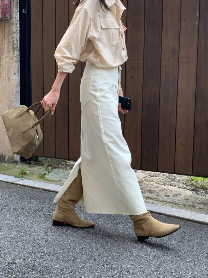 CALLIT直郵韓國代購女裝新款24秋冬真品熱賣人氣休閑長裙CALLIT長裙