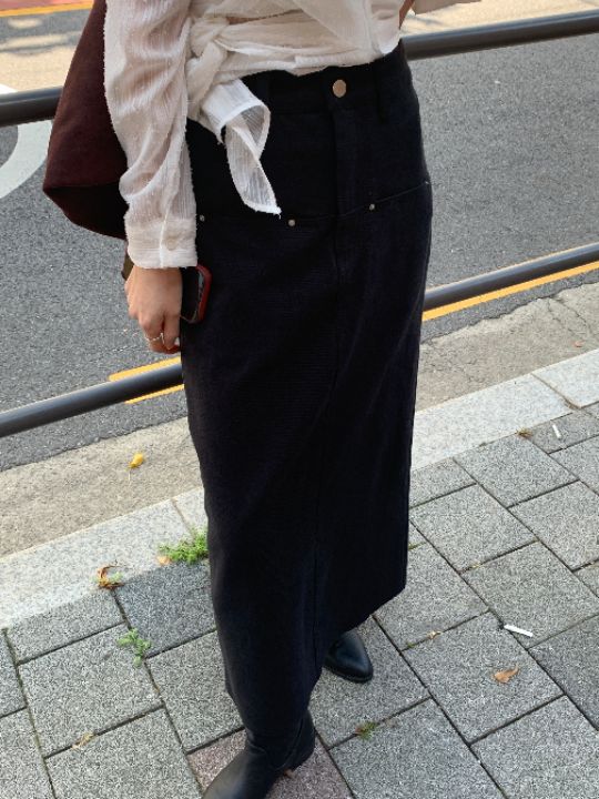 CALLIT直郵韓國代購女裝新款24秋冬真品熱賣人氣休閑長裙CALLIT長裙