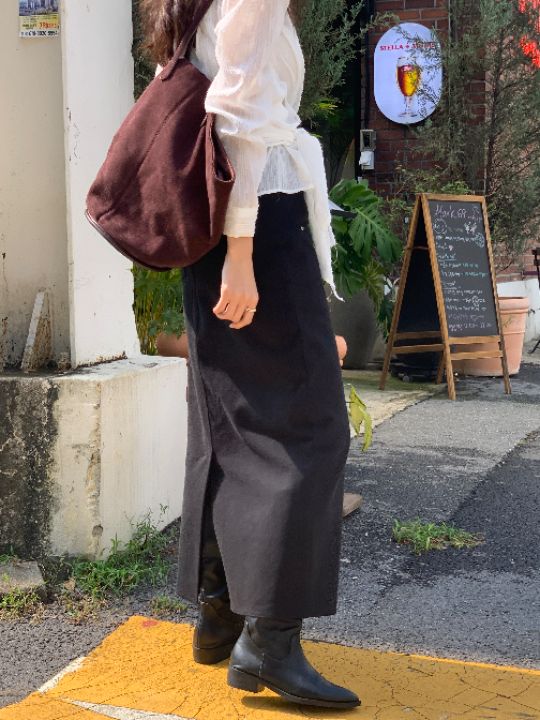 CALLIT直郵韓國代購女裝新款24秋冬真品熱賣人氣休閑長裙CALLIT長裙