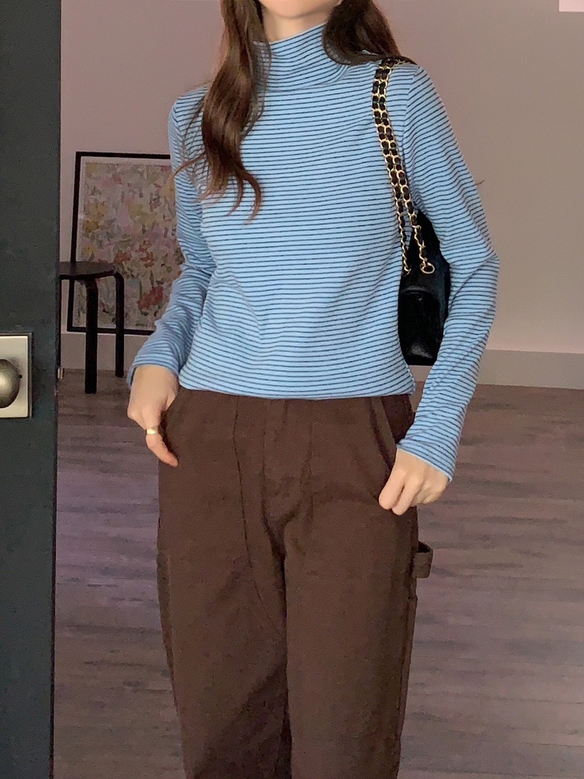 FORMSTUDIO韓國直郵東大門實拍女裝新款休閑24秋冬長袖T恤FORMSTUDIO長袖T恤圖色3