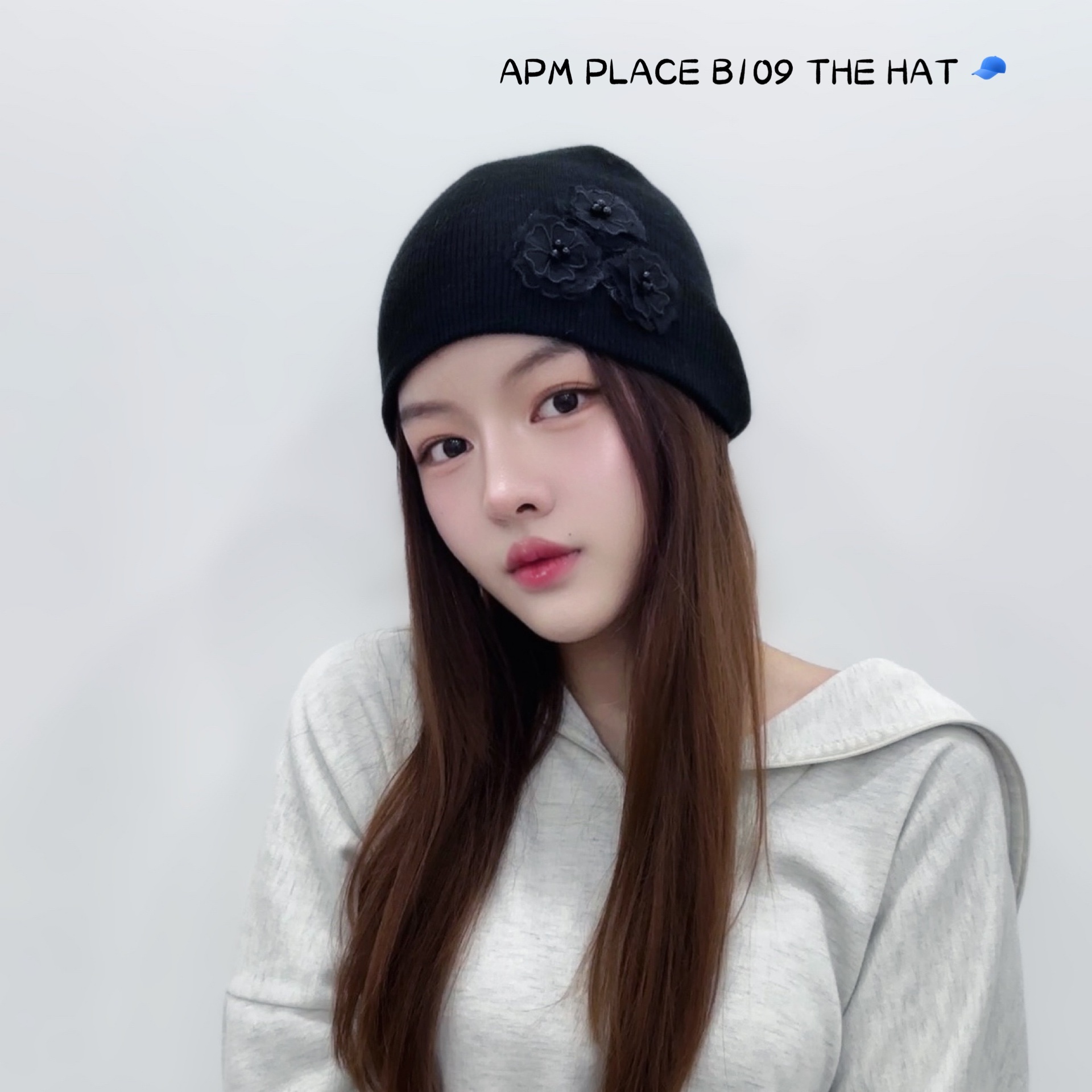 THE HAT韓國直郵東大門實拍女裝新品時尚人氣熱賣帽子蕾絲THE HAT帽子圖色2