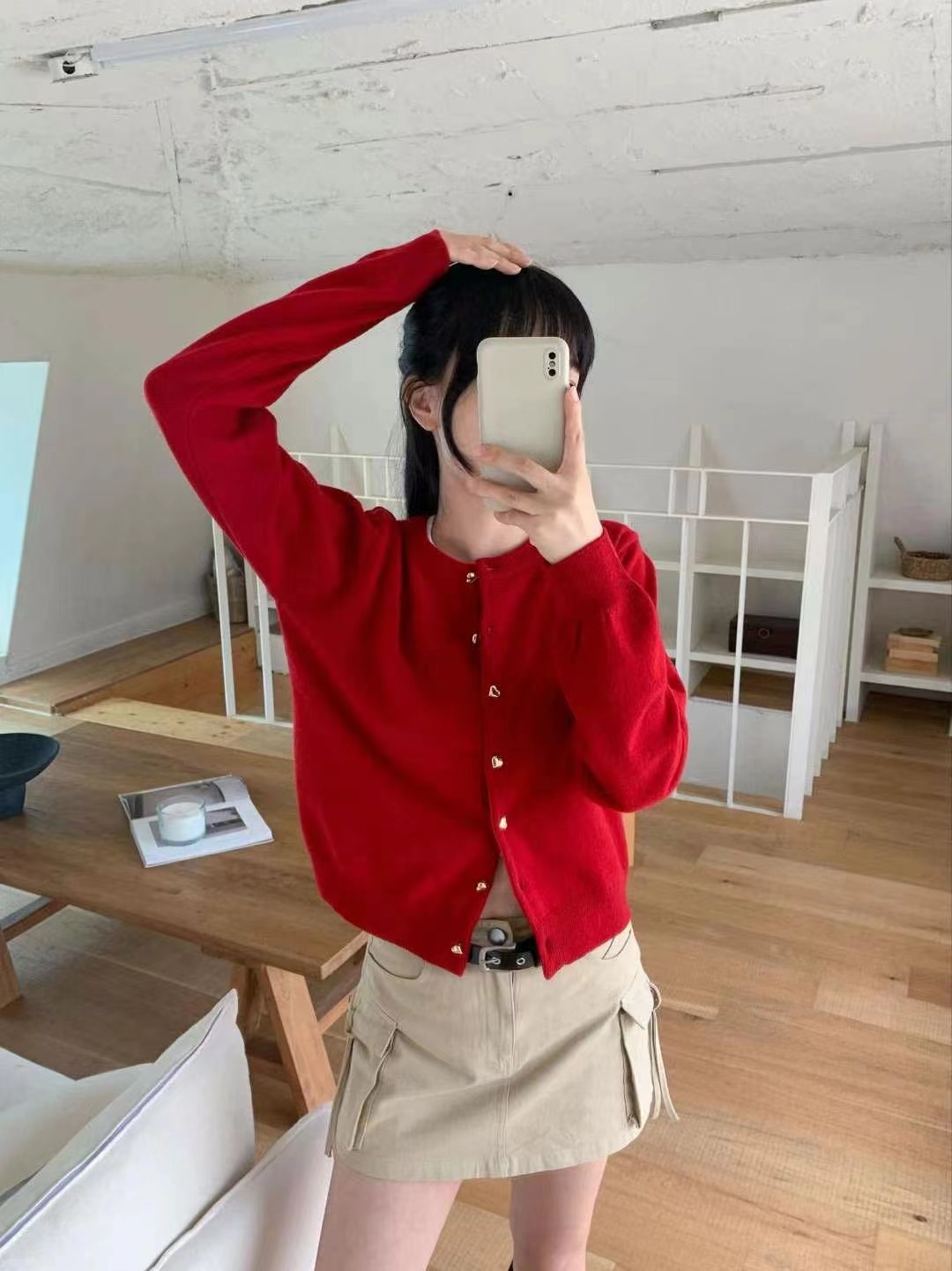 FOUND直郵韓國代購女裝新款休閑人氣時尚熱賣24秋冬針織衫開衫FOUND針織衫